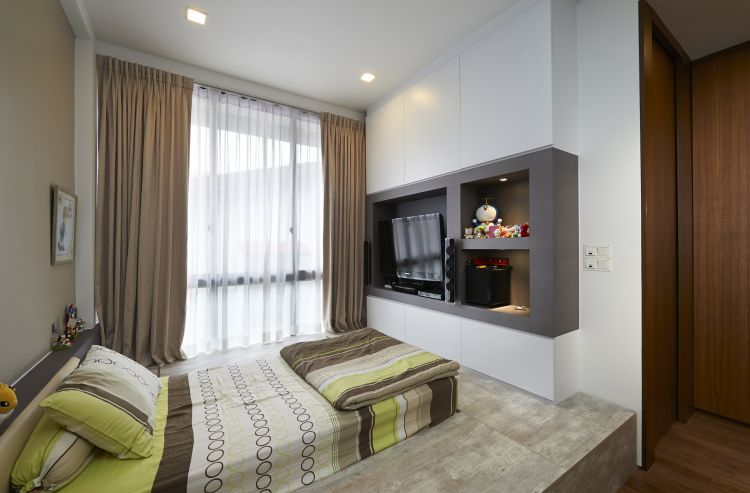 Minimalist, Modern Design - Bedroom - Landed House - Design by U-Home Interior Design Pte Ltd